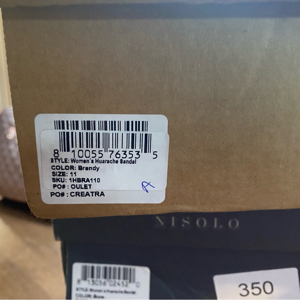 SOLD NEW NISOLO Womens Huarache Leather Sandals In Brandy $138 MSRP - Picture 13 of 13